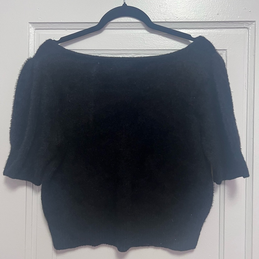 Happily Grey Black Sweater